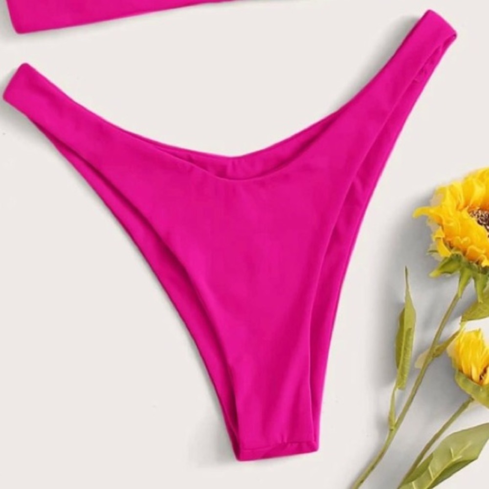 Shein Sexy Bright Pink Bikini Bottom